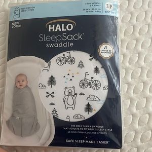 Halo sleep sack swaddle age 3-6 months size small. New with tags